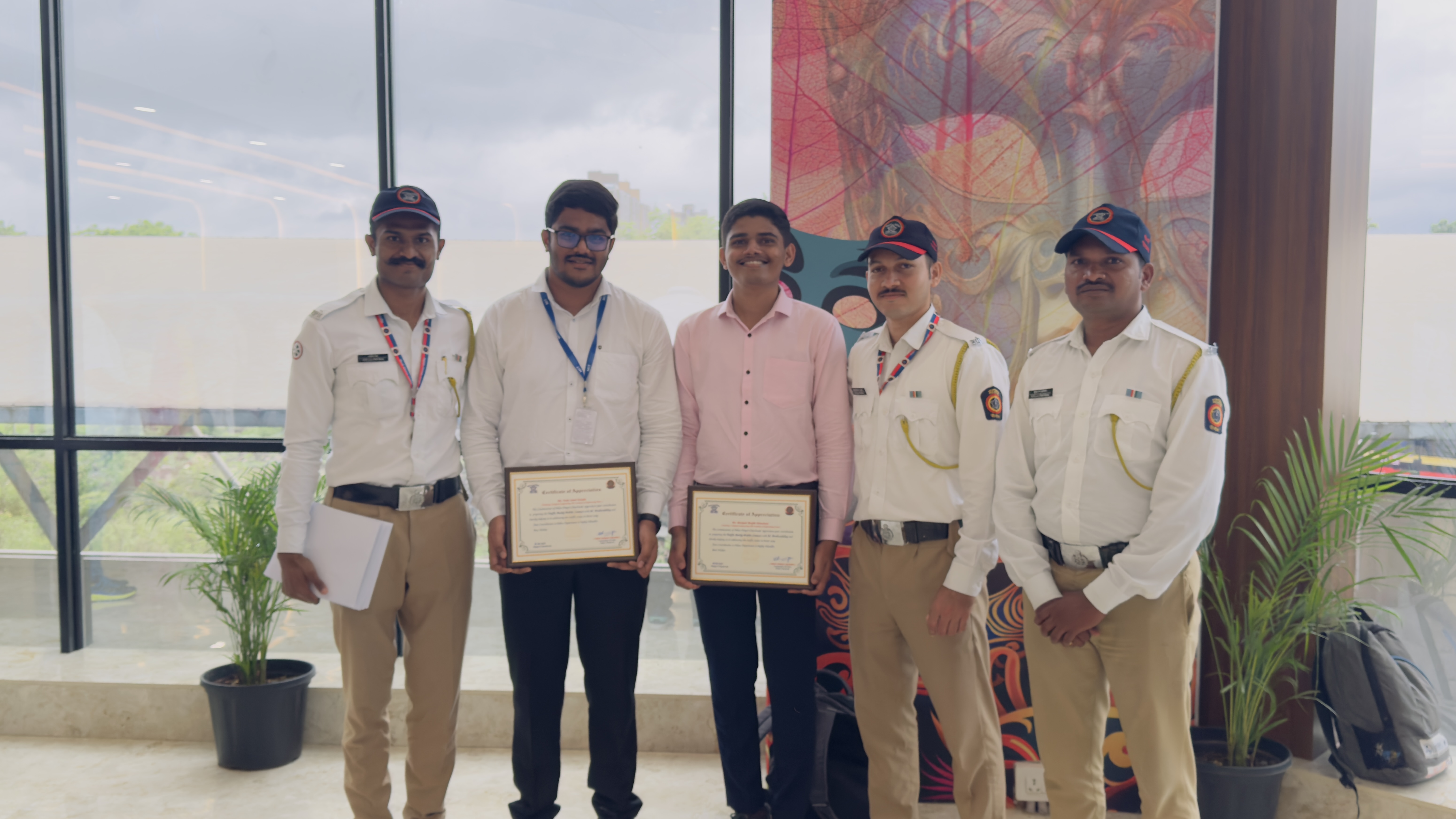 Official Launch with Police Traffic Buddy Team